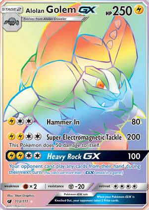 Alolan Golem-GX