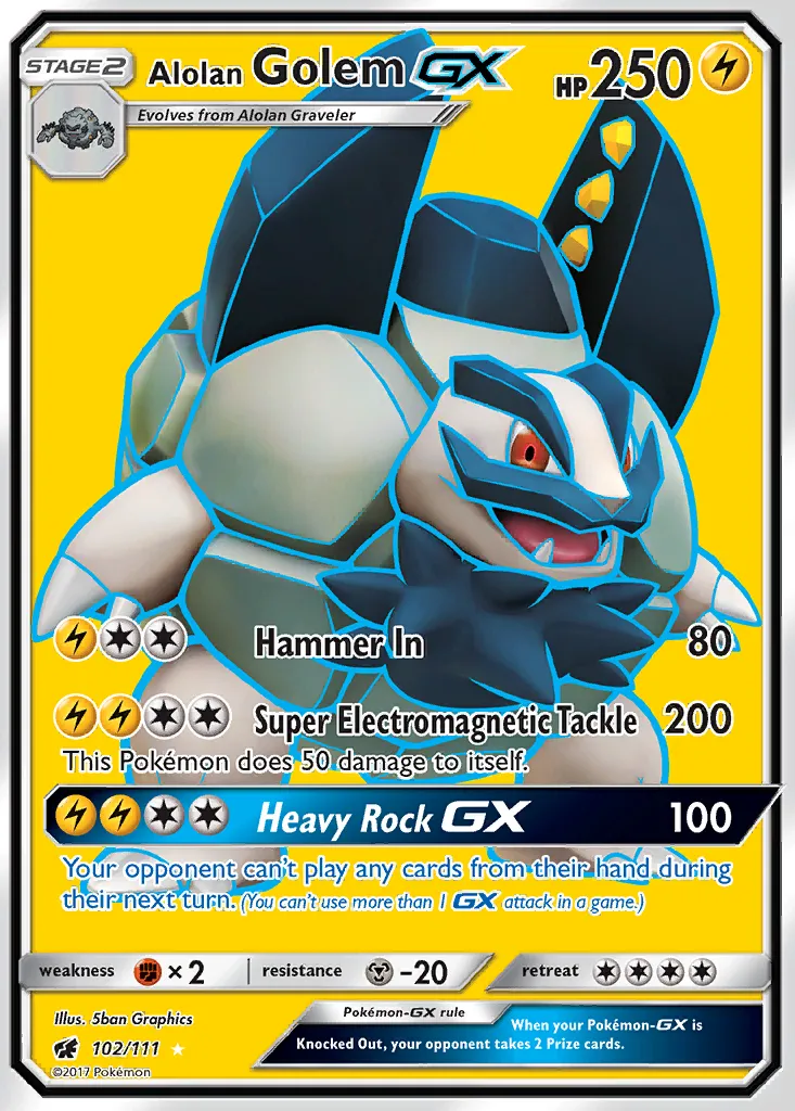 Alolan Golem-GX