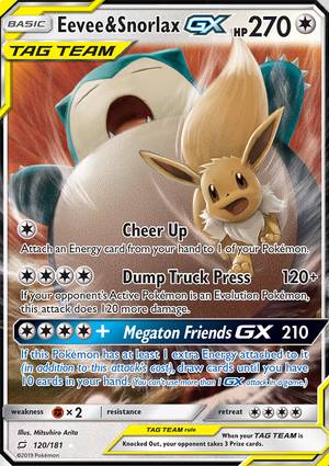 Eevee & Snorlax-GX