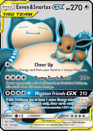 Eevee & Snorlax-GX