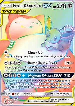 Eevee & Snorlax-GX