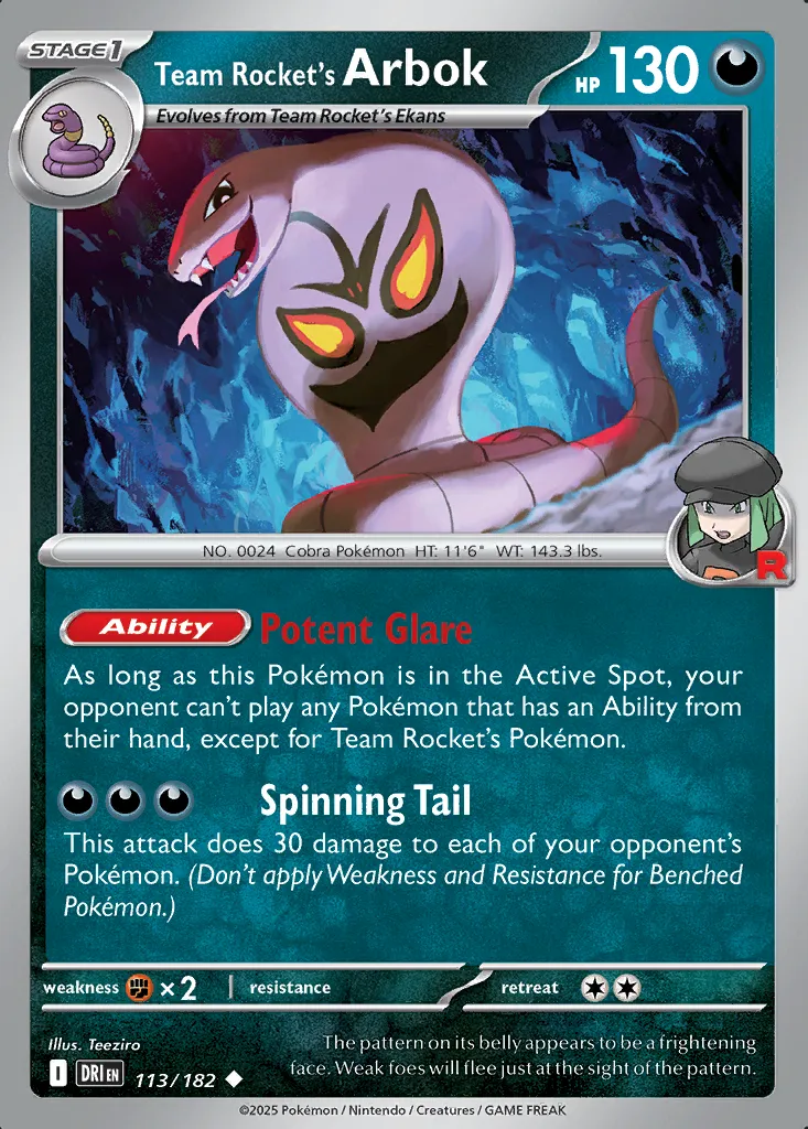 Team Rocket's Arbok