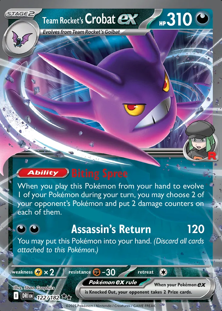 Team Rocket's Crobat ex