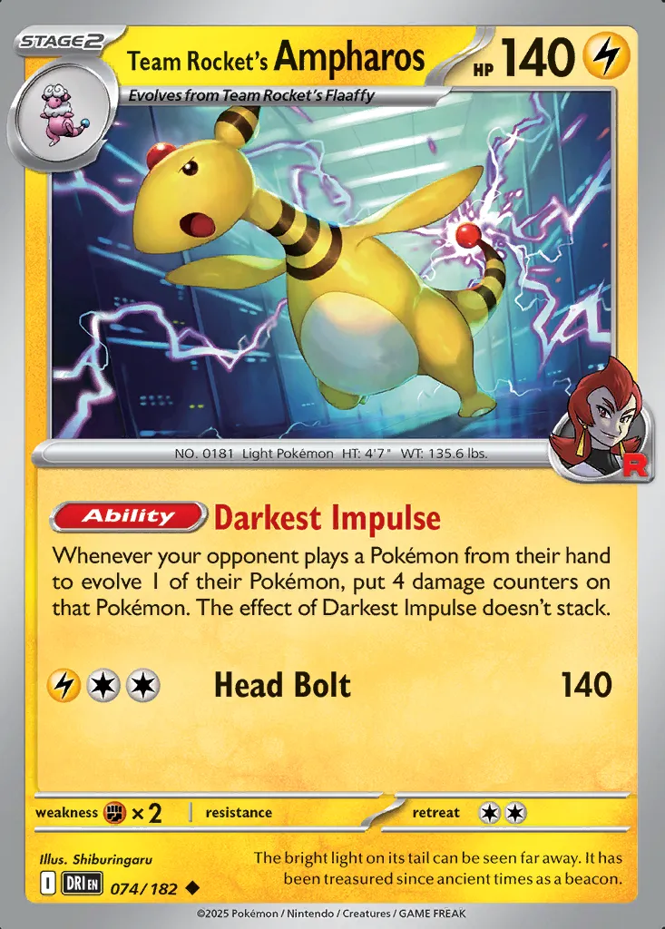 Team Rocket's Ampharos
