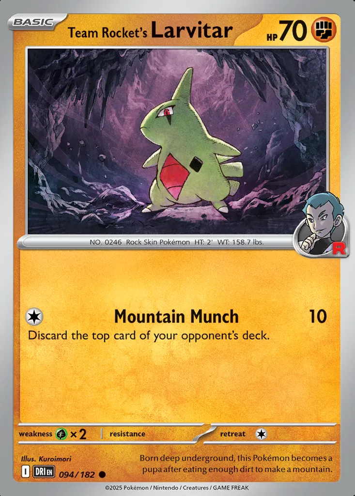 Team Rocket's Larvitar