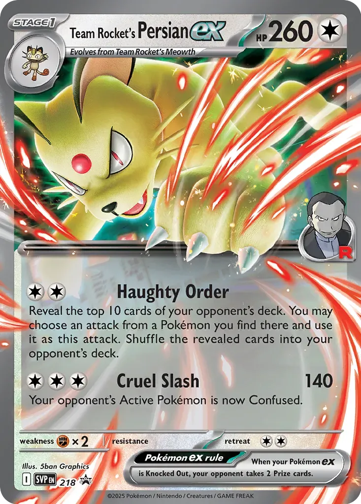 Team Rocket's Persian ex